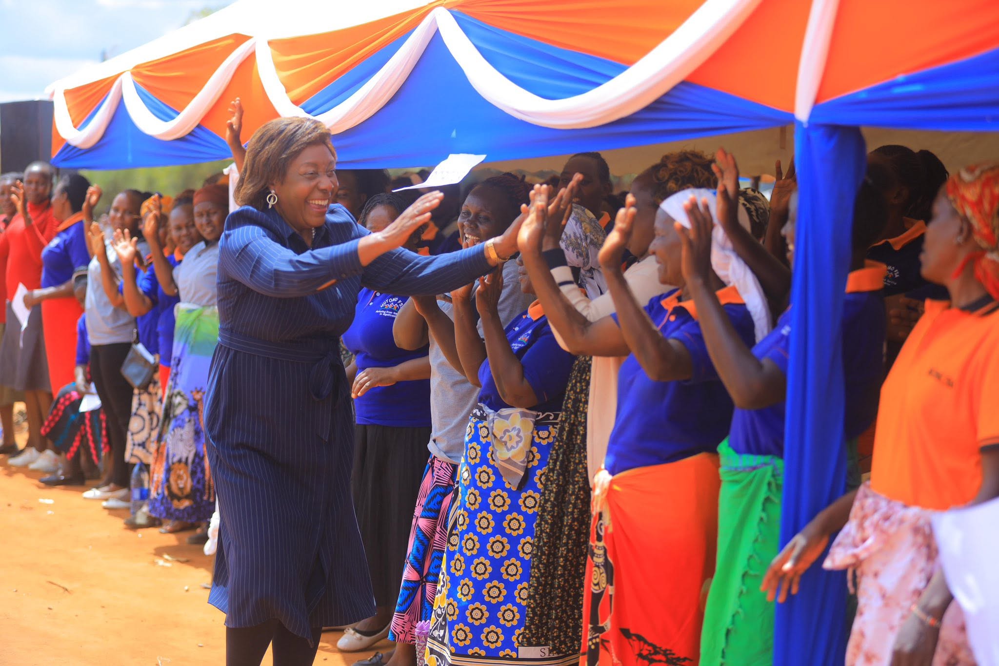 Charity Ngilu connecting with the community
